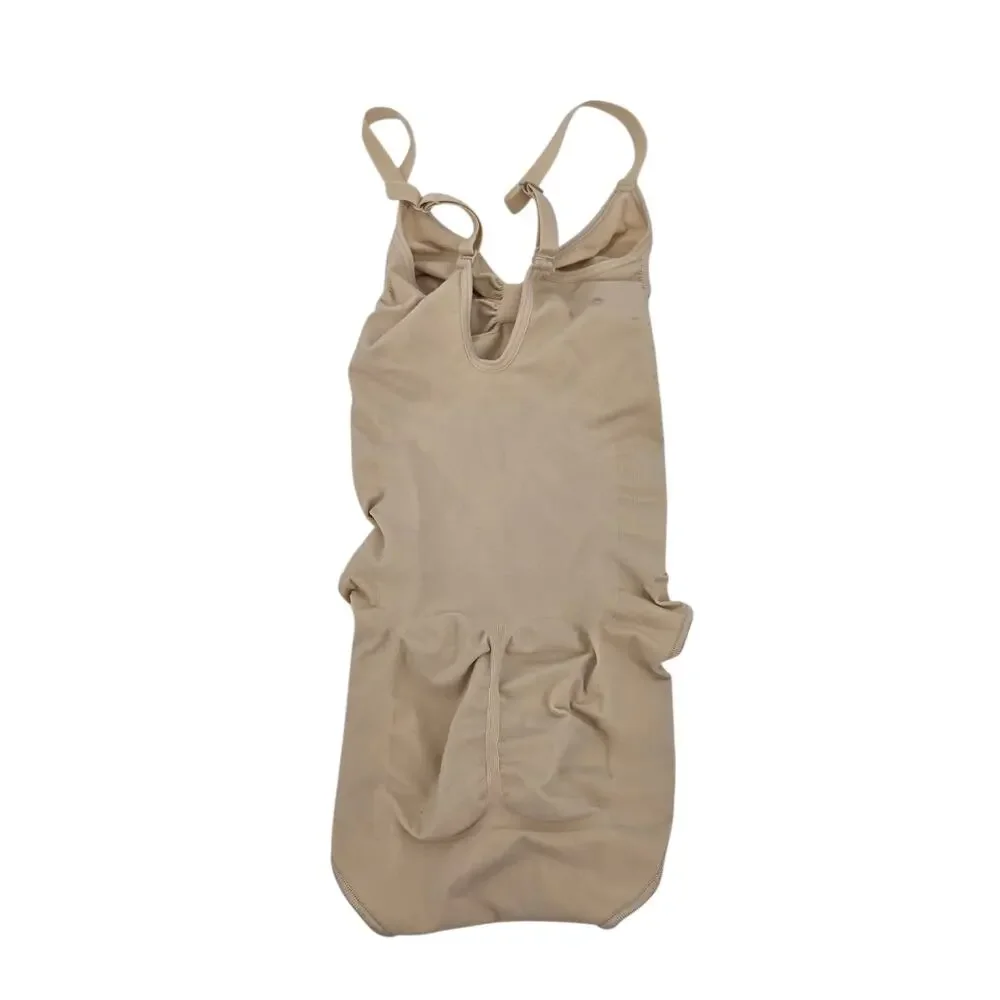 NWOT Skims Sand Beige Seamless Sculpt Brief Compression Shapewear Bodysuit Sz S